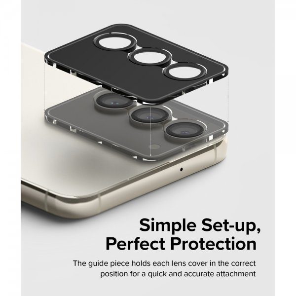 Ringke Samsung Galaxy S23/Galaxy S23 Plus Kamerabeskytter Camera Lens Frame Sort