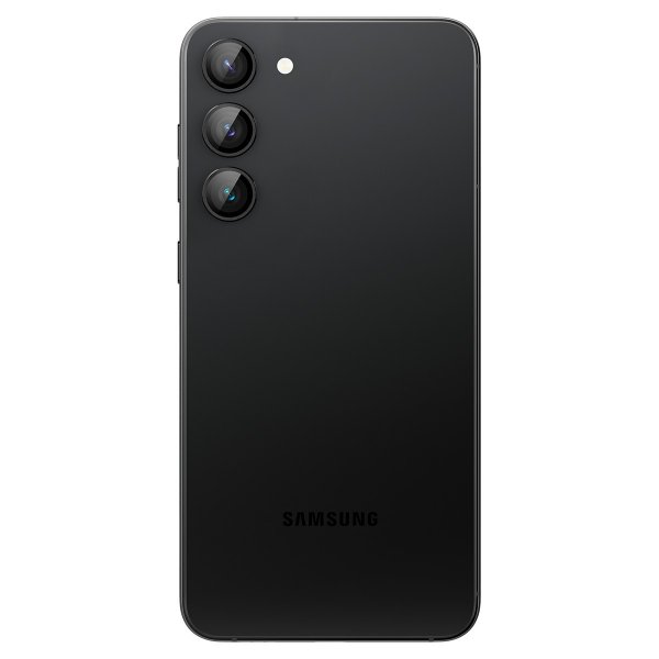 Spigen Samsung Galaxy S23/S23 Plus/S24 Kamerabeskyttelse GLAS.tR EZ Fit Optik Pro 2-pak Sort