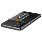 Spigen Samsung Galaxy S23/S23 Plus/S24 Kamerabeskyttelse GLAS.tR EZ Fit Optik Pro 2-pak Sort