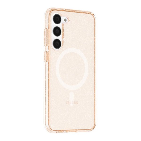 Samsung Galaxy S23 Cover Glitter MagSafe Guld