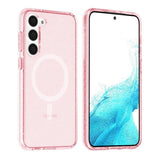 Samsung Galaxy S23 Cover Glitter MagSafe Rosa
