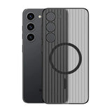 Rvelon Samsung Galaxy S23 Cover Bølget MagSafe Grå
