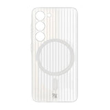Rvelon Samsung Galaxy S23 Cover Bølget MagSafe Hvid