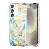 Samsung Galaxy S23 Cover Blomstermønster MagSafe Turkis