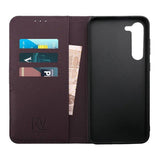 Rvelon Samsung Galaxy S23 Cover Magnetisk Aftageligt Etui Lilla