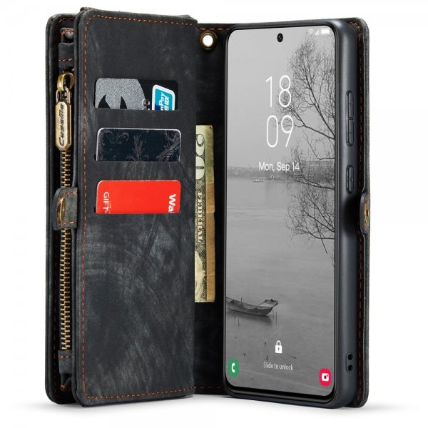 CaseMe Samsung Galaxy S23 Plus Cover 008 Series Aftageligt Cover Sort