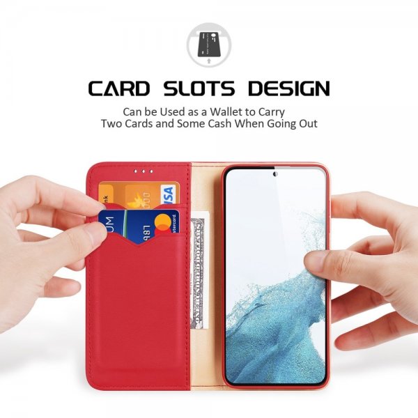 Dux Ducis Samsung Galaxy S23 Plus Cover Hivo Serie Rød