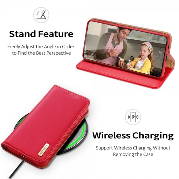 Dux Ducis Samsung Galaxy S23 Plus Cover Hivo Serie Rød