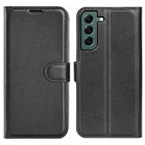 Nordic Covers Samsung Galaxy S23 Plus Cover Litchi Raven Black