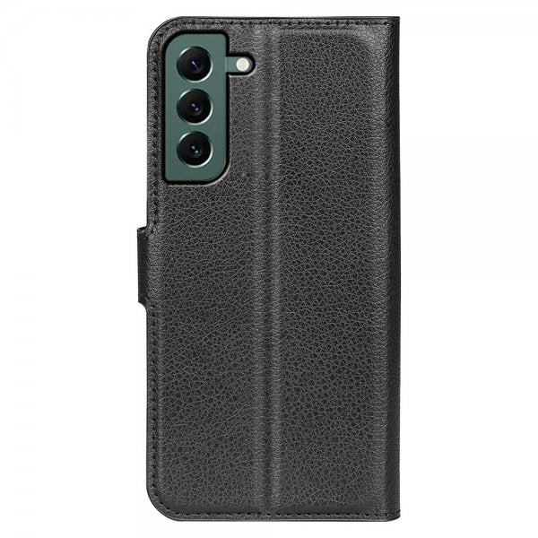 Nordic Covers Samsung Galaxy S23 Plus Cover Litchi Raven Black