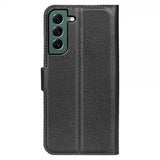 Nordic Covers Samsung Galaxy S23 Plus Cover Litchi Raven Black