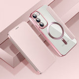 Samsung Galaxy S23 Plus Cover MagSafe Rosa