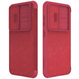 Nillkin Samsung Galaxy S23 Plus Cover Qin Series Rød