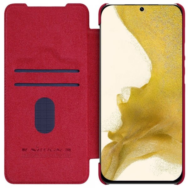Nillkin Samsung Galaxy S23 Plus Cover Qin Series Rød