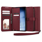 Spigen Samsung Galaxy S23 Plus Cover Wallet S Plus Burgundy