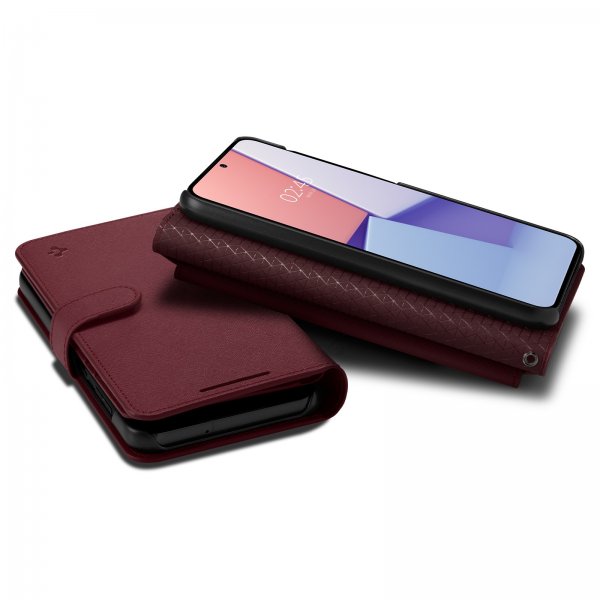 Spigen Samsung Galaxy S23 Plus Cover Wallet S Plus Burgundy