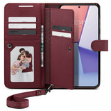 Spigen Samsung Galaxy S23 Plus Cover Wallet S Plus Burgundy