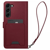 Spigen Samsung Galaxy S23 Plus Cover Wallet S Plus Burgundy