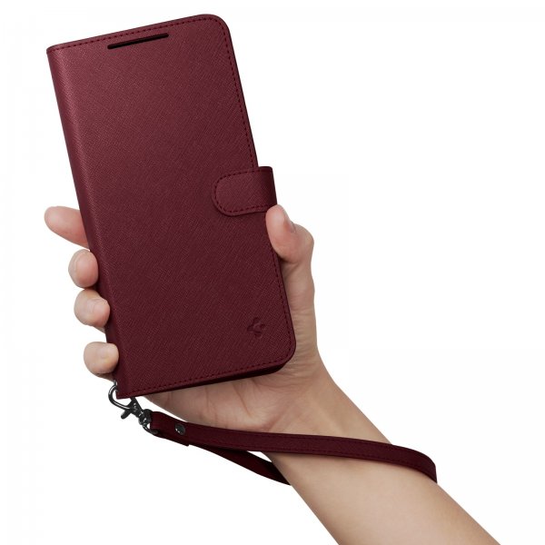 Spigen Samsung Galaxy S23 Plus Cover Wallet S Plus Burgundy