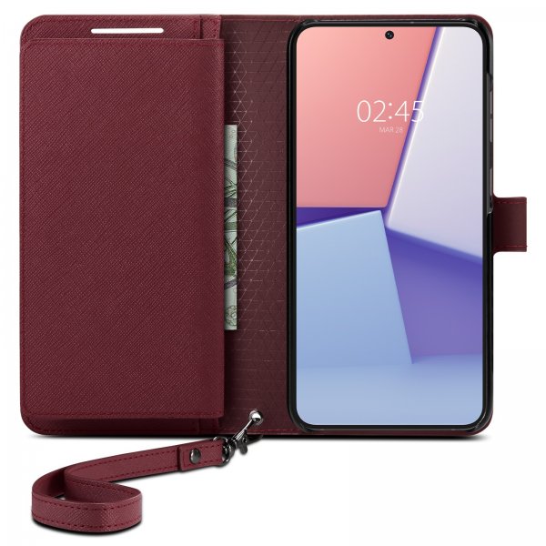 Spigen Samsung Galaxy S23 Plus Cover Wallet S Plus Burgundy