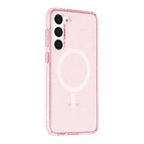 Samsung Galaxy S23 Plus Cover Glitter MagSafe Rosa
