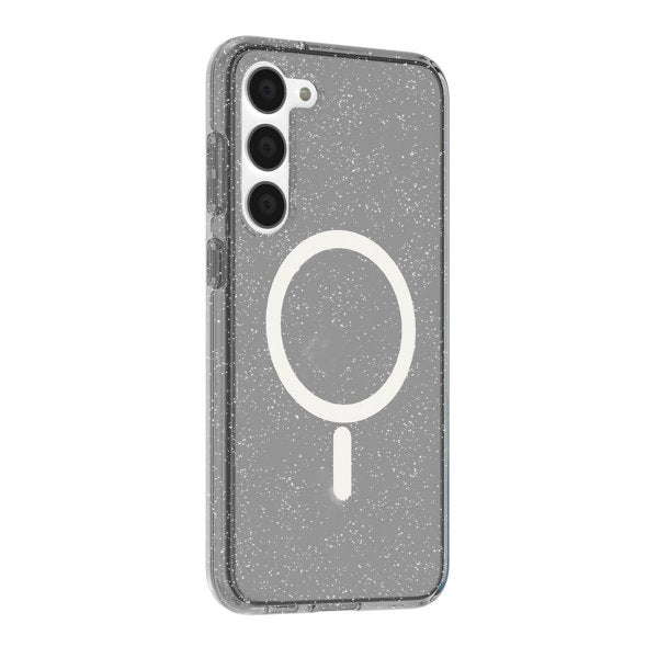 Samsung Galaxy S23 Plus Cover Glitter MagSafe Sort