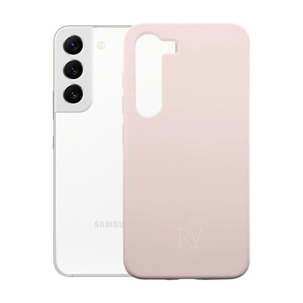 Rvelon Samsung Galaxy S23 Plus Cover Silikone Sandrosa