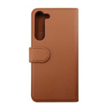 Rvelon Samsung Galaxy S23 Plus Cover Magnetisk Aftagelig Taske Brun