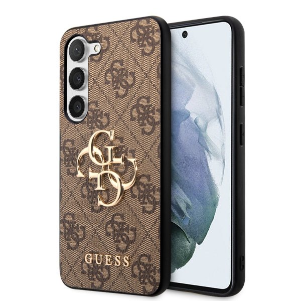 Guess Samsung Galaxy S23 Plus Cover 4G Logo Brun