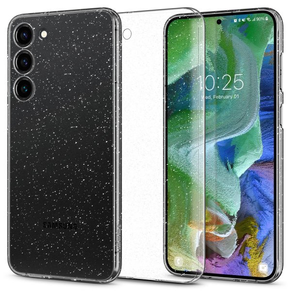 Spigen Samsung Galaxy S23 Plus Cover Air Skin Glitter Crystal Quartz