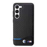 BMW Samsung Galaxy S23 Plus Cover Carbon & Stripe Sort