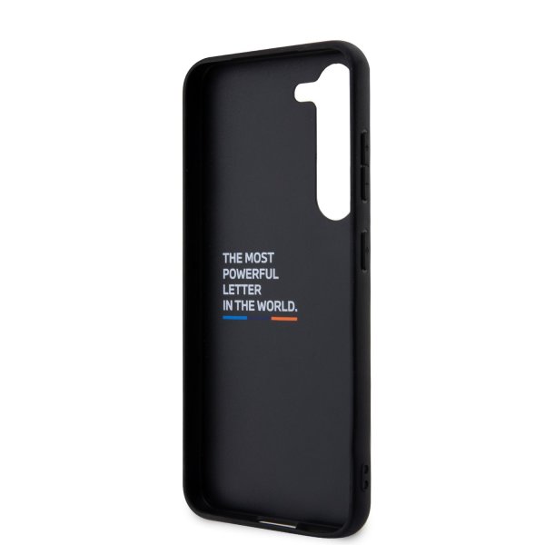 BMW Samsung Galaxy S23 Plus Cover Carbon & Stripe Sort