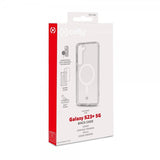 Celly Samsung Galaxy S23 Plus Cover GELSKINMAG MagSafe Transparent