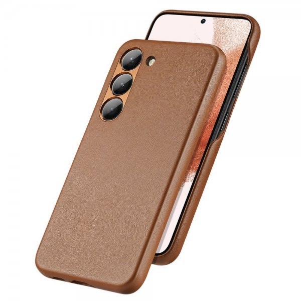 Dux Ducis Samsung Galaxy S23 Plus Cover Grit Series Brun