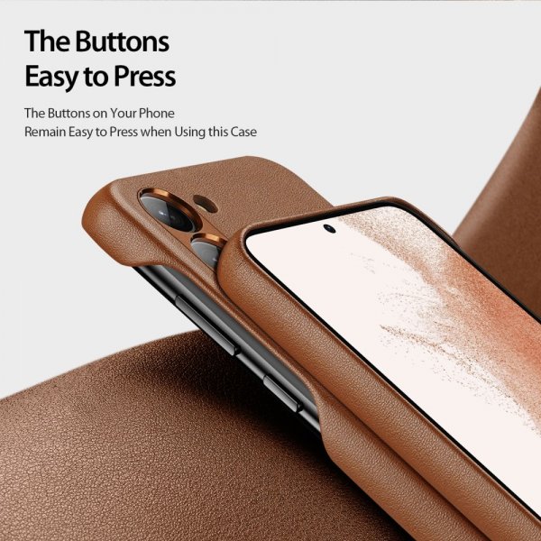 Dux Ducis Samsung Galaxy S23 Plus Cover Grit Series Brun