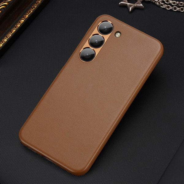 Dux Ducis Samsung Galaxy S23 Plus Cover Grit Series Brun