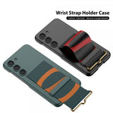 GKK Samsung Galaxy S23 Plus Cover Håndrem Grøn