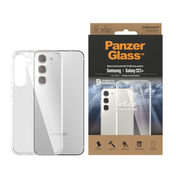 PanzerGlass Samsung Galaxy S23 Plus Cover HardCase Gennemsigtig