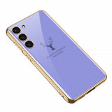 GKK Samsung Galaxy S23 Plus Cover Hjortemotiv Lilla