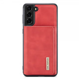 Dg.Ming Samsung Galaxy S23 Plus Cover M1 Series Aftagelig Kortholder Rød