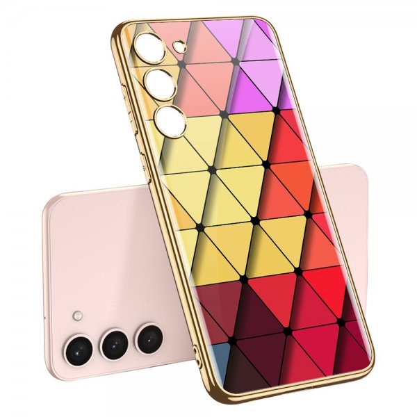 GKK Samsung Galaxy S23 Plus Cover Motiv Trekanter