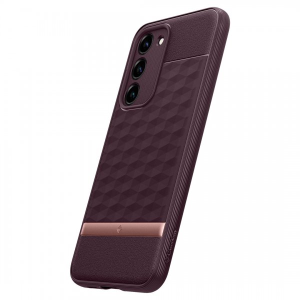 Caseology Samsung Galaxy S23 Plus Cover Parallax Burgundy