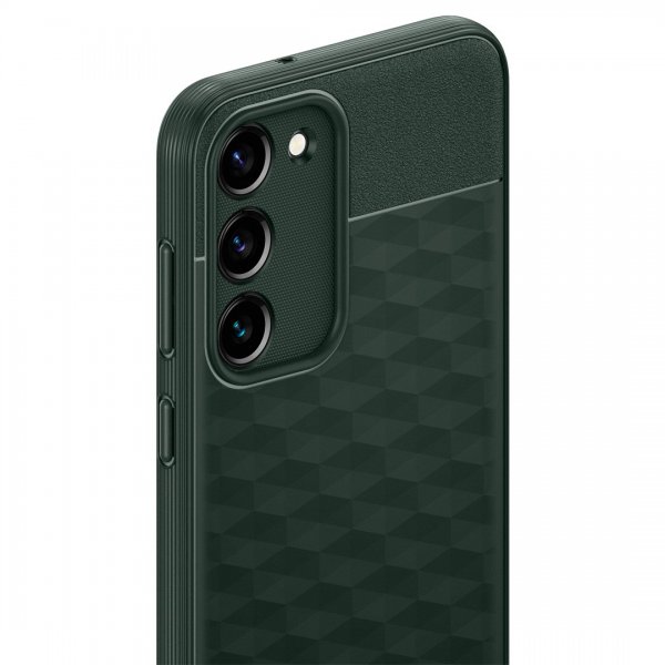 Caseology Samsung Galaxy S23 Plus Cover Parallax Midnight Green