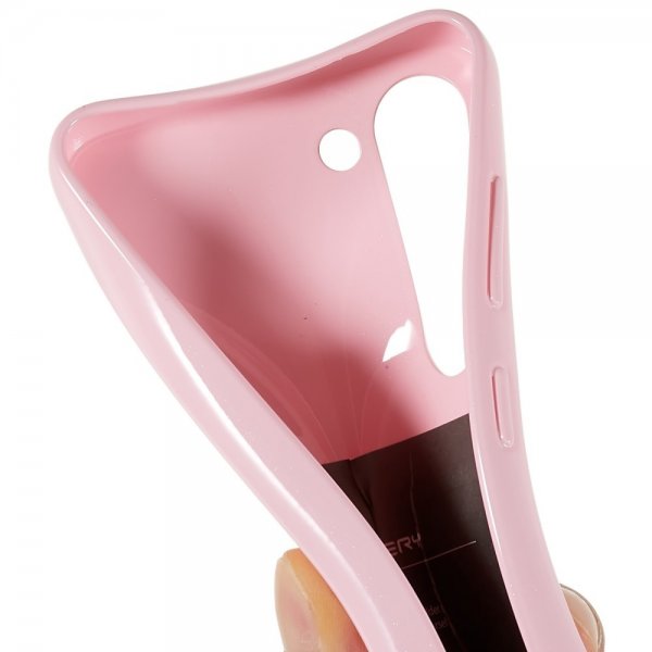 Samsung Galaxy S23 Plus Cover Pearl Jelly Rosa