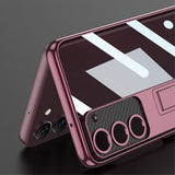 GKK Samsung Galaxy S23 Plus Cover Phantom Bracket Series Rød