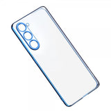 Sulada Samsung Galaxy S23 Plus Cover Forgyldt Kant Blå