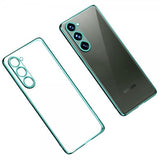 Sulada Samsung Galaxy S23 Plus Cover Forgyldt Kant Grøn