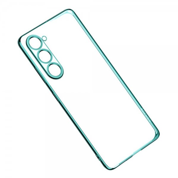 Sulada Samsung Galaxy S23 Plus Cover Forgyldt Kant Grøn