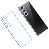 Samsung Galaxy S23 Plus Cover Forgyldt Kant Lyseblå