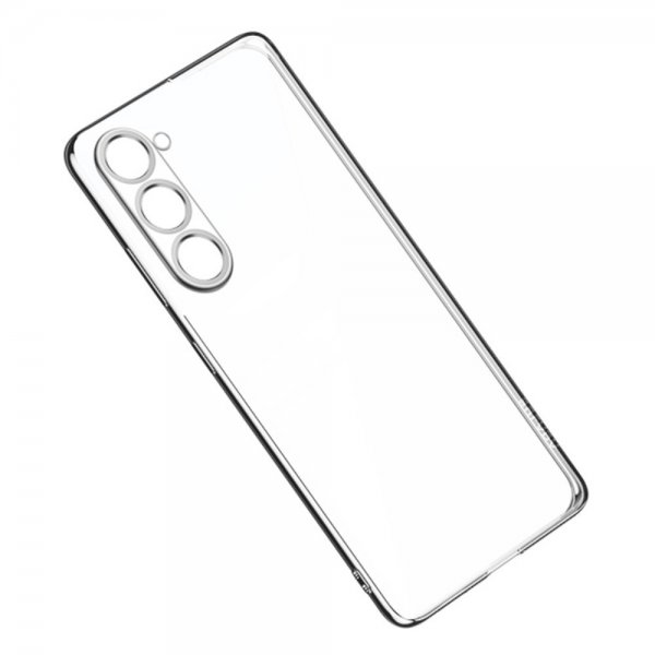 Sulada Samsung Galaxy S23 Plus Cover Forgyldt Kant Sølv